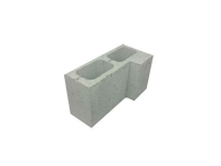 Concrete Grey Block Corner Return
