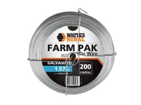 Whites Tie Wire Galv 1.57MM X 200M