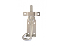 Padbolt with Round Keeper 150mm ZP