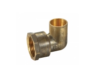 Brass Capillary - Elbow FI x CAP No.14 BR 15OD x 15FI