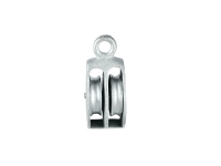 Double Wheel Awning Pulley 25mm ZP