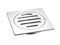 FLOOR GRATE SQUARE 100MM TRAPSCREW SHORT TAIL
