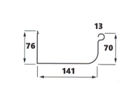 Metroll 150 Low Front Gutter